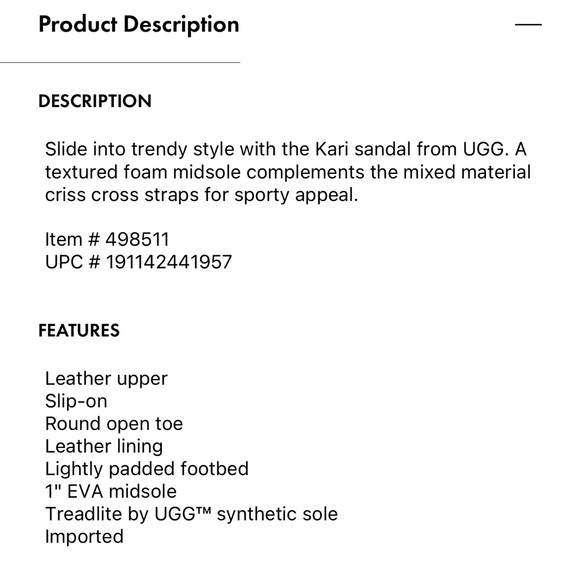 UGG Pink Kari Sandal - Picture 15 of 15